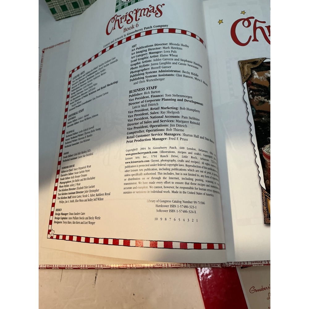 Gooseberry Patch Vintage Y2K Christmas Cookbook Lot Holiday Recipes Crafts Lot 6 - Picture 15 of 16